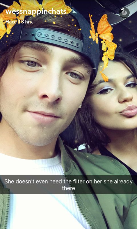 Emblem3Arg's tweet image. Wesley en Snapchat, recientemente #1