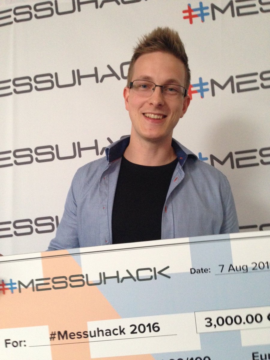 messukeskus's tweet photo. Paras pitchaus! Reetu Kainulainen #Culinar'ista voitti #messukeskus #messuhack'in https://t.co/dlHbyqEcop https://t.co/Epwjzoweo4