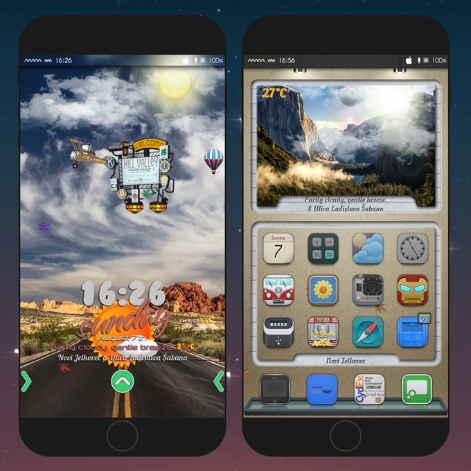 throwback on #34all theme by <a href="/Sk37cHi/">Luke Voysey</a>  #ios9.3.3 #anemone