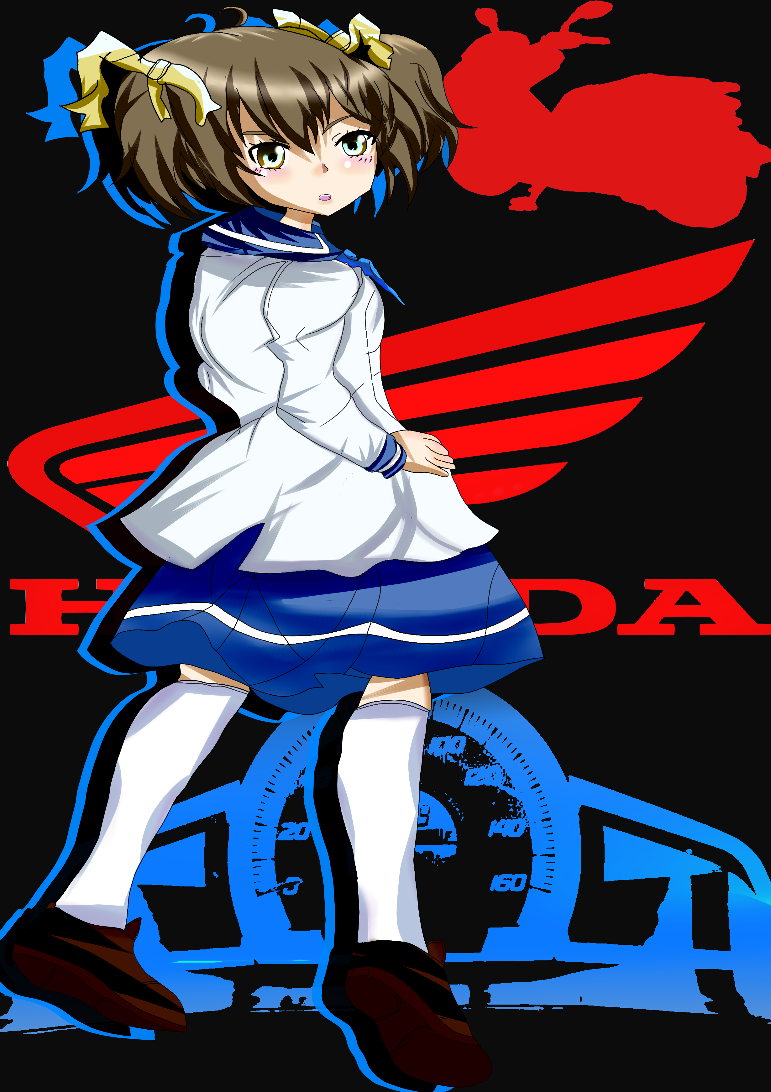 Xelvis ばくおんの中野千雨描いてみました 背景が雑だったかな バイク ばくおん 中野千雨 イラスト T Co Emv8hqdzb7 Twitter