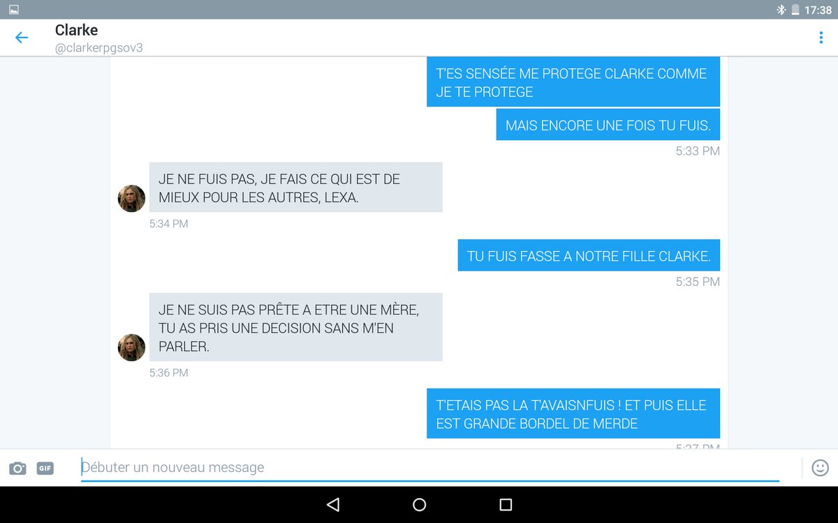 LexaRpgsov3's tweet image. Je te parie que Clarke m&apos;a trompée avec Octavia enfaite