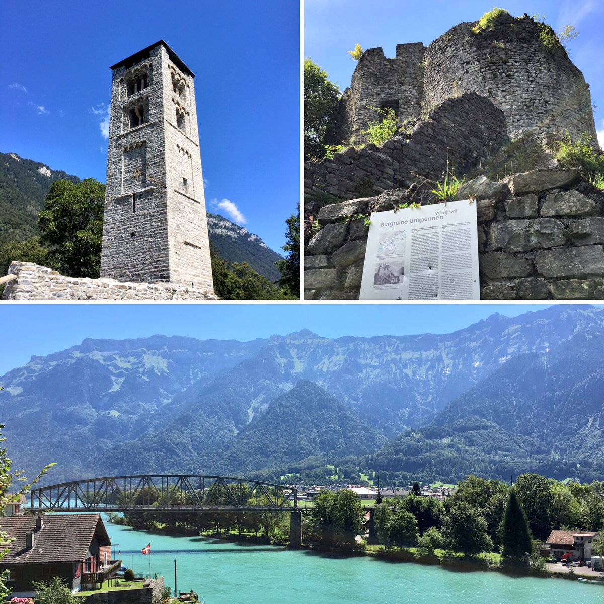 Beautiful time for #hiking with the #family and visiting some sights. ☺️#inlovewithswitzerland