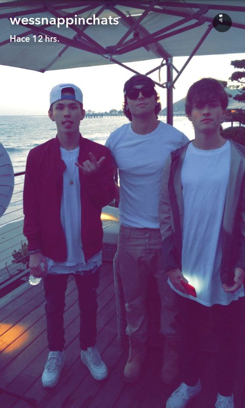Emblem3Arg's tweet image. Wesley en Snapchat, recientemente #2