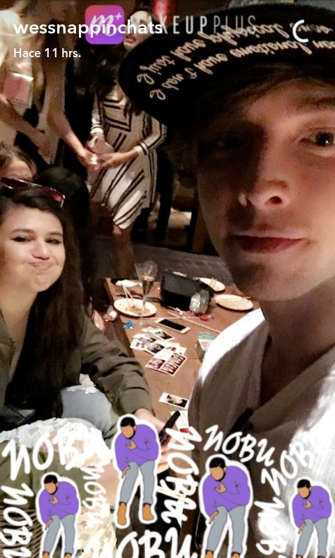 Emblem3Arg's tweet image. Wesley en Snapchat, recientemente #2
