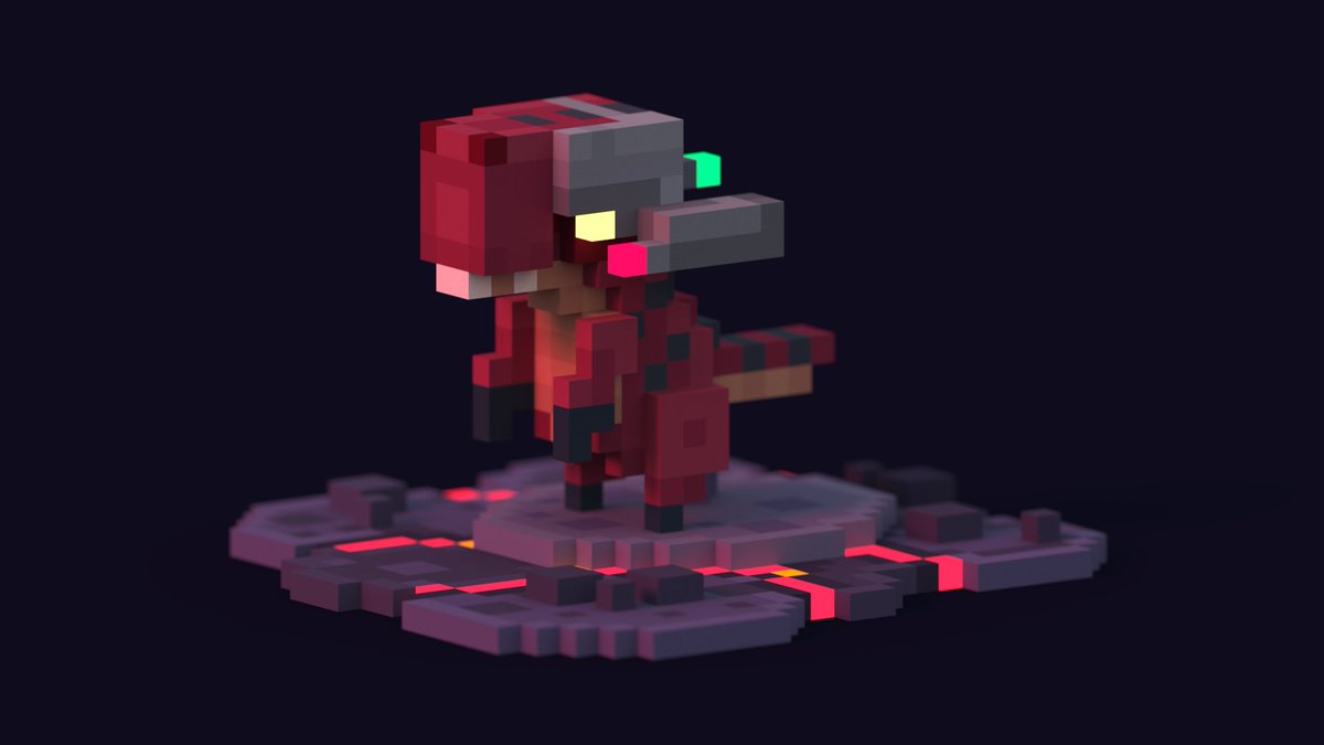 Mr_Aaron's tweet photo. Voxel raptors with frickin laser beams attached to their heads
#raptor #qubicle #magicavoxel #vr #indiegame #voxel https://t.co/LtwE2EomTB