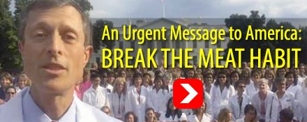 PCRM's tweet photo. #ICYMI: An Urgent Message to America: Break the Meat Habit! https://t.co/Frc4z6oM9q #JustTheFacts https://t.co/YEziG1W0IA