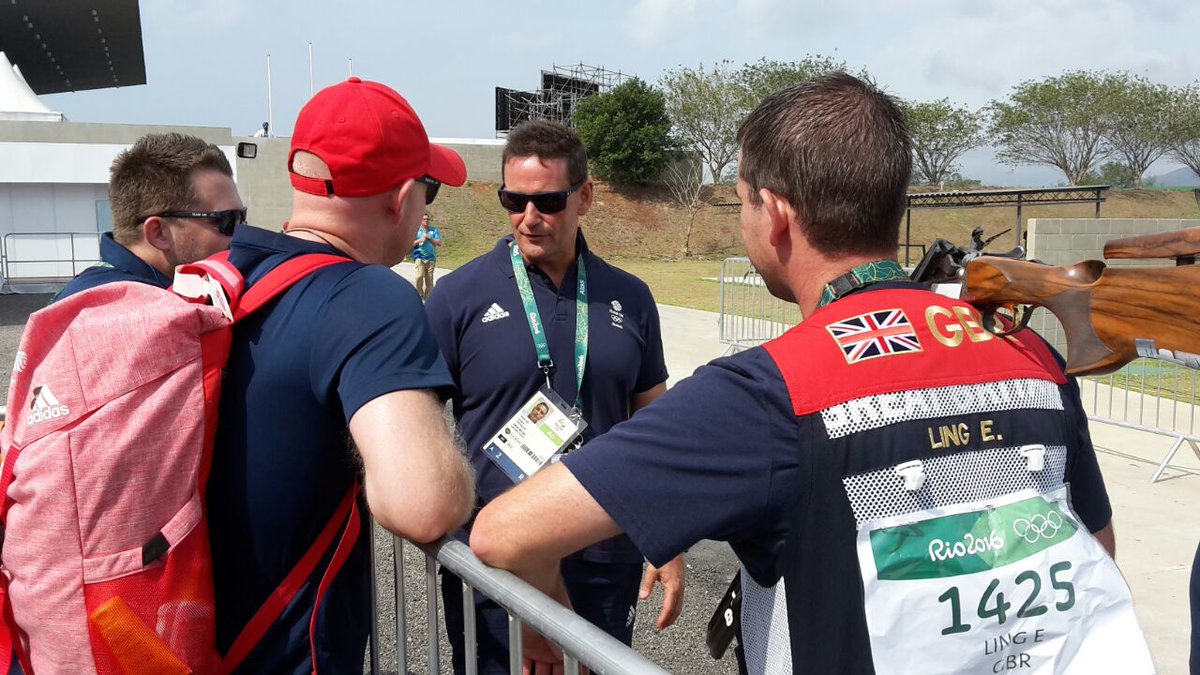A perfect 25 for Ed Ling in round 3 for mens trap qualification! Keep it up Ed!
#BringOnTheGreat #Shootingsport