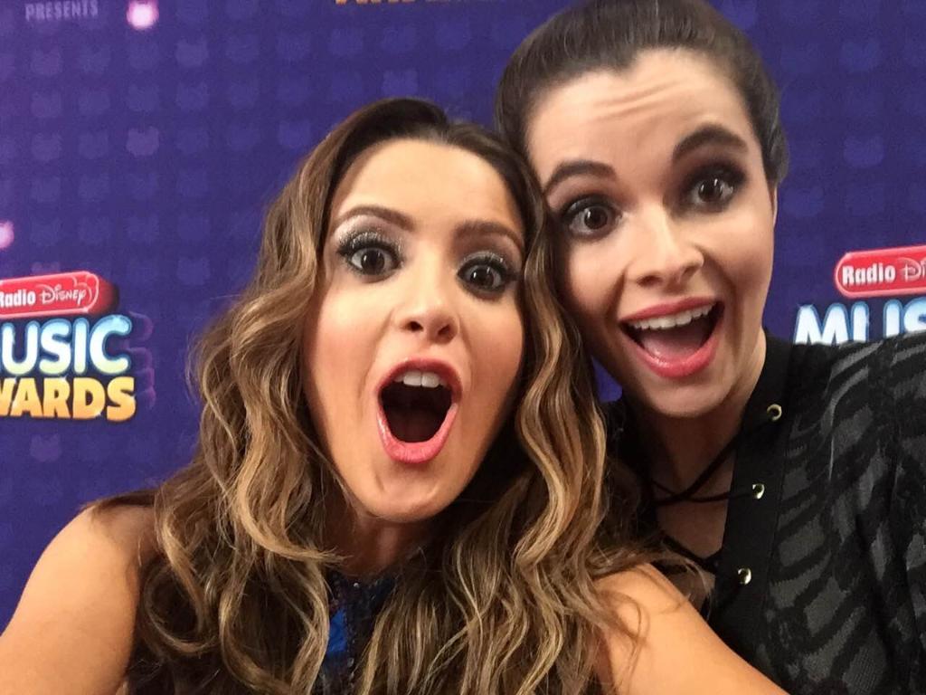 radiodisney's tweet photo. .@LauraMarano and @VanessaMarano celebrating #NationalSistersDay &amp; #NationalFriendshipDay in one selfie! https://t.co/zBtF9k7Juo