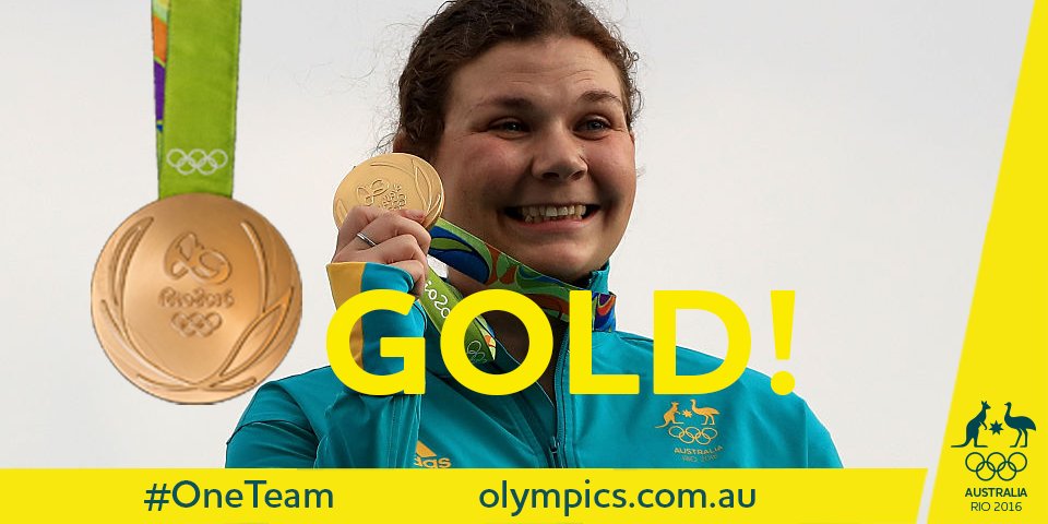 Another Aussie GOLD! Catherine Skinner wins the women's trap shooting event.

bit.ly/SkinnerGold

#OneTeam