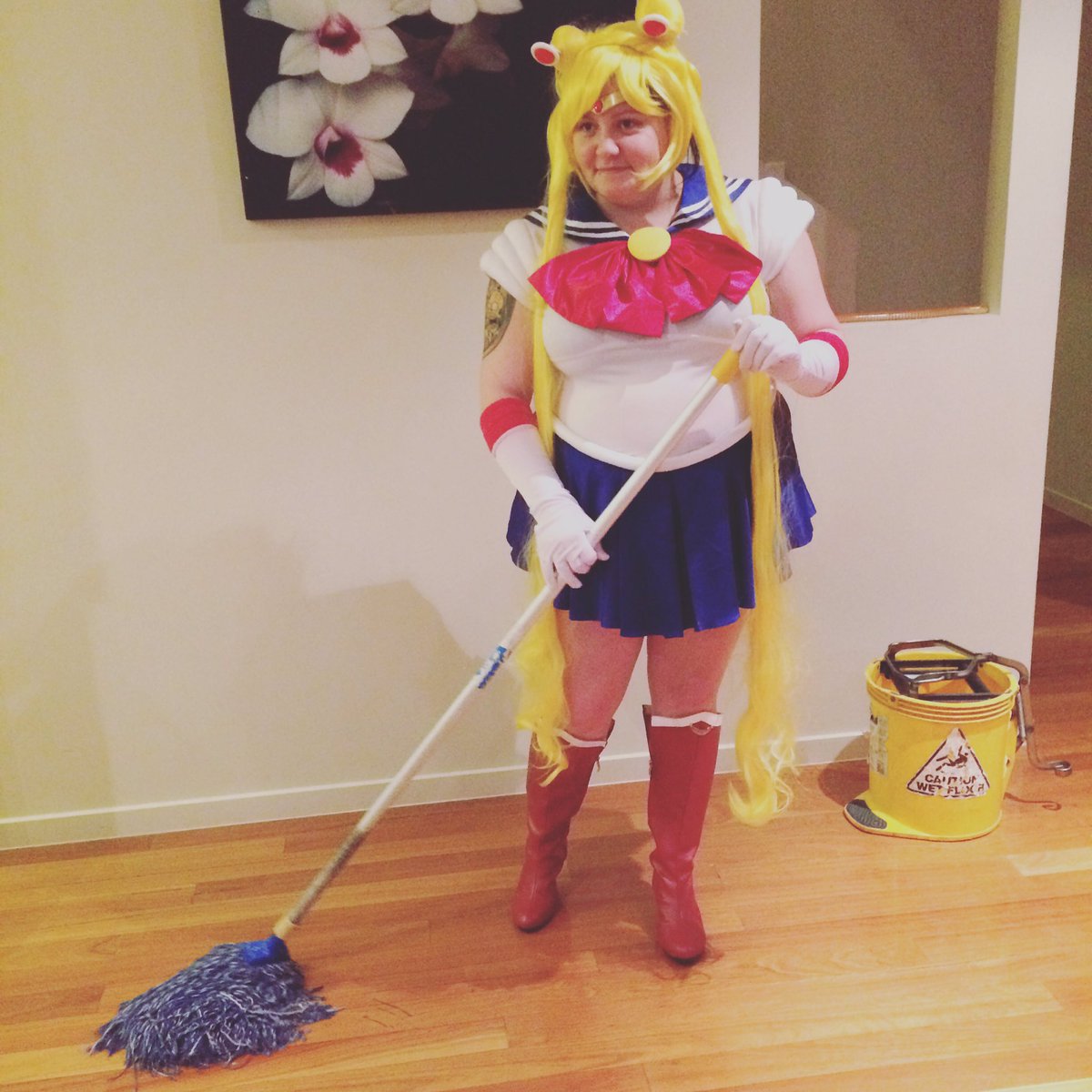 SecretDoubt's tweet photo. Superhero chores for #gishwhes @gishwhes @mishacollins https://t.co/s9ZawWSBxG