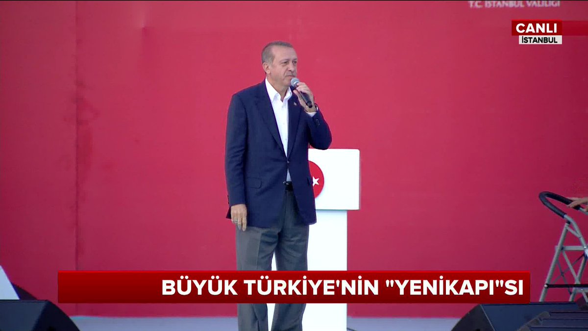 #CANLI
"Cumhurbaşkanı Erdoğan, #Yenikapı'da konuşuyor"
#TekMilletTekYürek ow.ly/cohH3030tng
