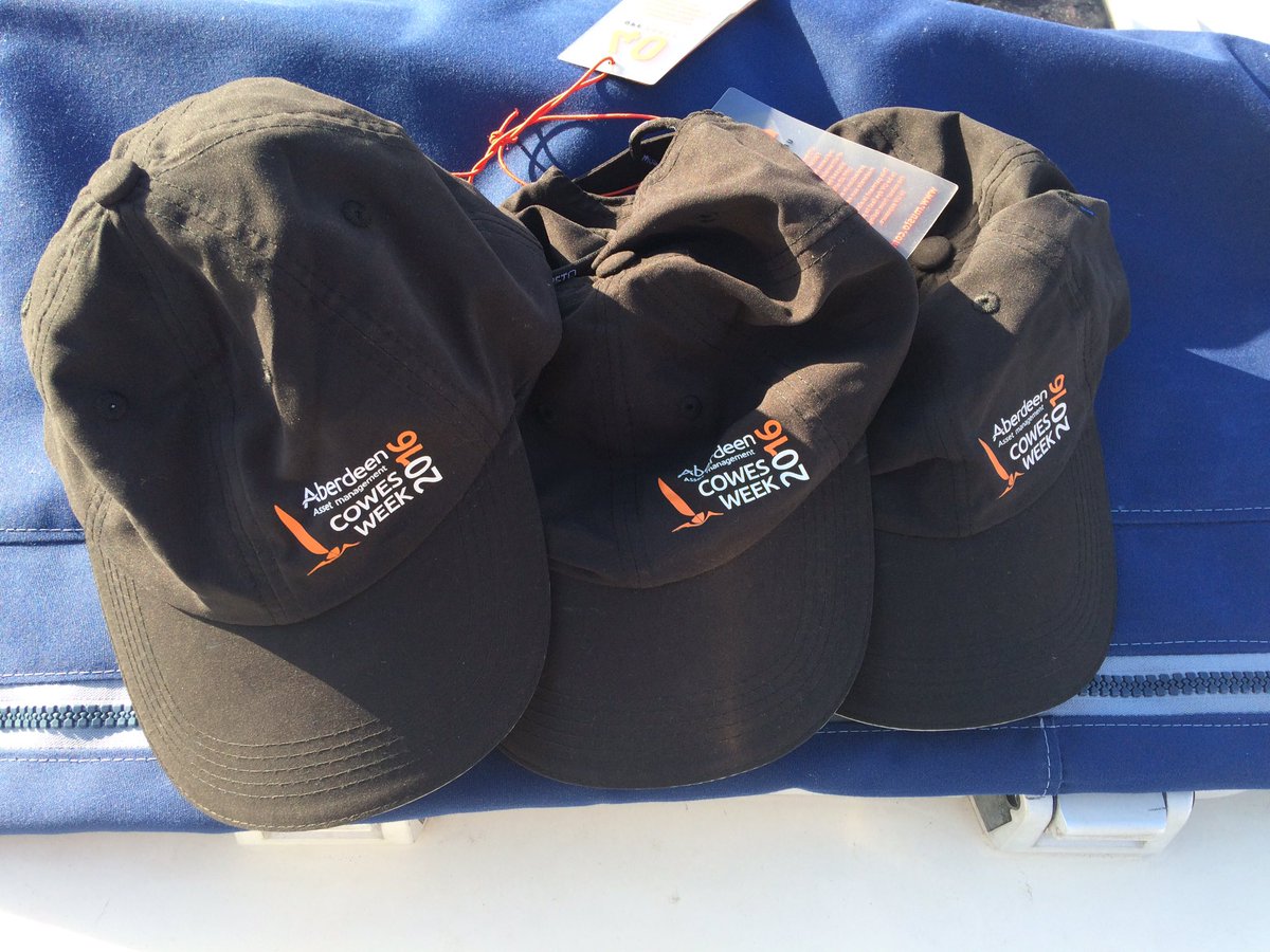 PortsmouthSTT's tweet photo. So much fun so far! Thank you @MUSTOclothing for our hats! #Under25 #CowesWeek #GirlsAfloat @PortsmouthColl https://t.co/9EHeZxZBPx