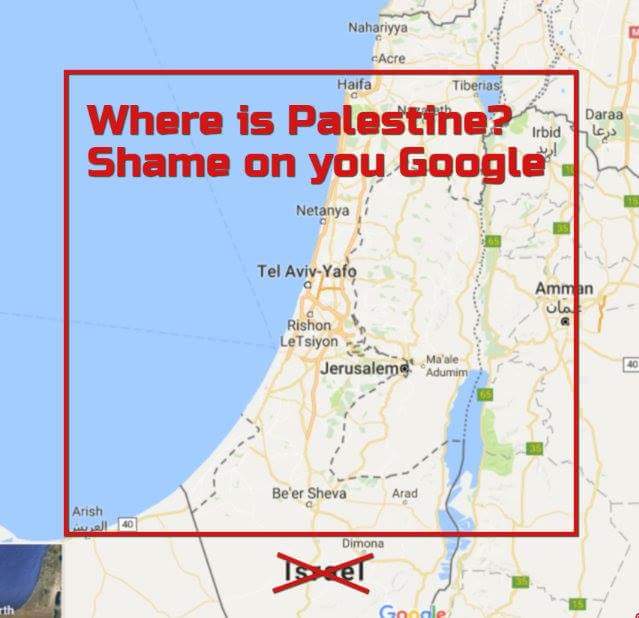 Arieztaufik's tweet photo. where is palestine?? #ShameOnYouGoogle #ShameOnYouGoogle #ShameOnYouGoogle #BlockGoogle #BlockGoogle https://t.co/e7nLmDlzgW