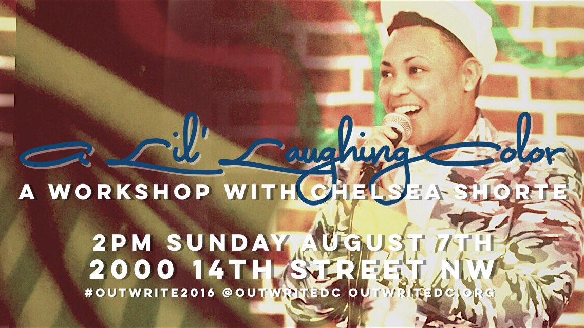 OutWriteDC's tweet photo. Just started! Workshop with @ChikaChels, very exciting! #OutWrite2016 https://t.co/AlAIKOTyFy