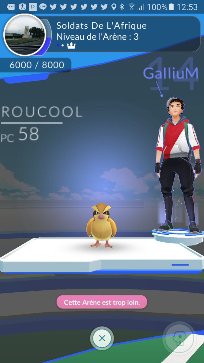 _Whyrusodumb's tweet photo. Y'en a un qui a osé 😂😂😭 #RoucoolGo #PokemonGo https://t.co/mH4A4ZSjZd