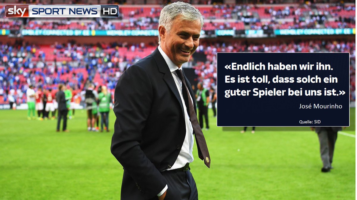 Trainer José Mourinho bestätigt Pogba-Transfer zu Manchester United. #ssnhd