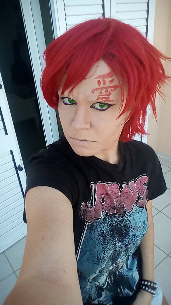 ACrimsonLilium's tweet photo. He intentado hacer a Gaara :_ La Aldea Oculta de la Arena es la mejor <3 https://t.co/PlOEpW7hp0