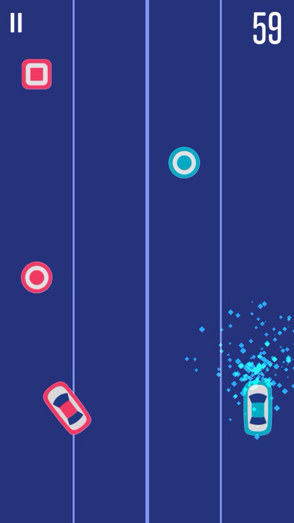 heyishy's tweet photo. OMG! I scored 59 points in the #2Cars game on iOS https://t.co/zLOTOv7W0T https://t.co/Xt6pdrx6Lb
