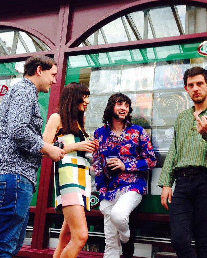 Before sweating it out in Revo Records store last night ⚡️