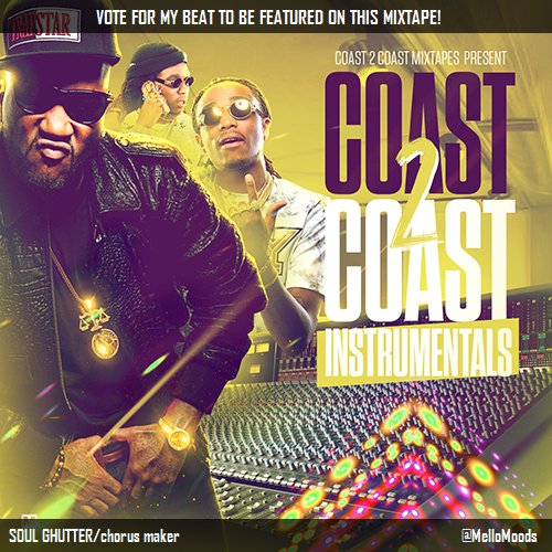 MelloMoods's tweet photo. Vote for my beat to be on #COAST2COAST Instrumentals 87 https://t.co/uaYWAtuZZl via @coast2coastdjs @gotinstrumental https://t.co/ISo5JNOQ5Y