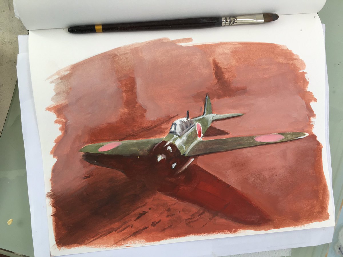 TomPorta's tweet photo. Holidays ain't an excuse not to lay down something a.k.a. time to fill the sketchbook 4 #art #painting #sketchbook https://t.co/DyY0ErTEr5