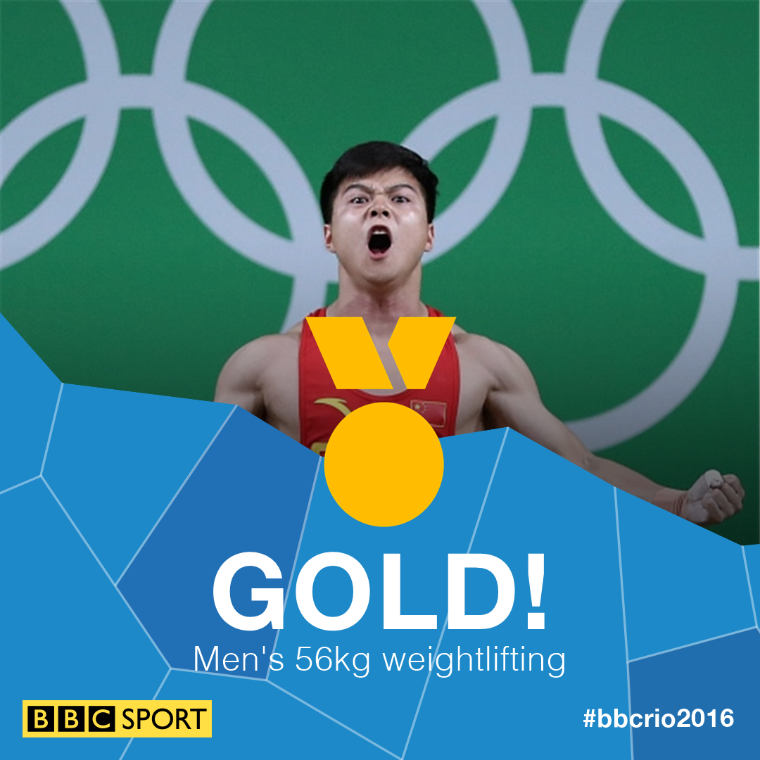 BBCSport's tweet photo. It's a world record for China's Long Qingquan!

He lifted 170kg, and he only weighs 55.68kg! https://t.co/556h2dQhIZ https://t.co/RodPZeF8US