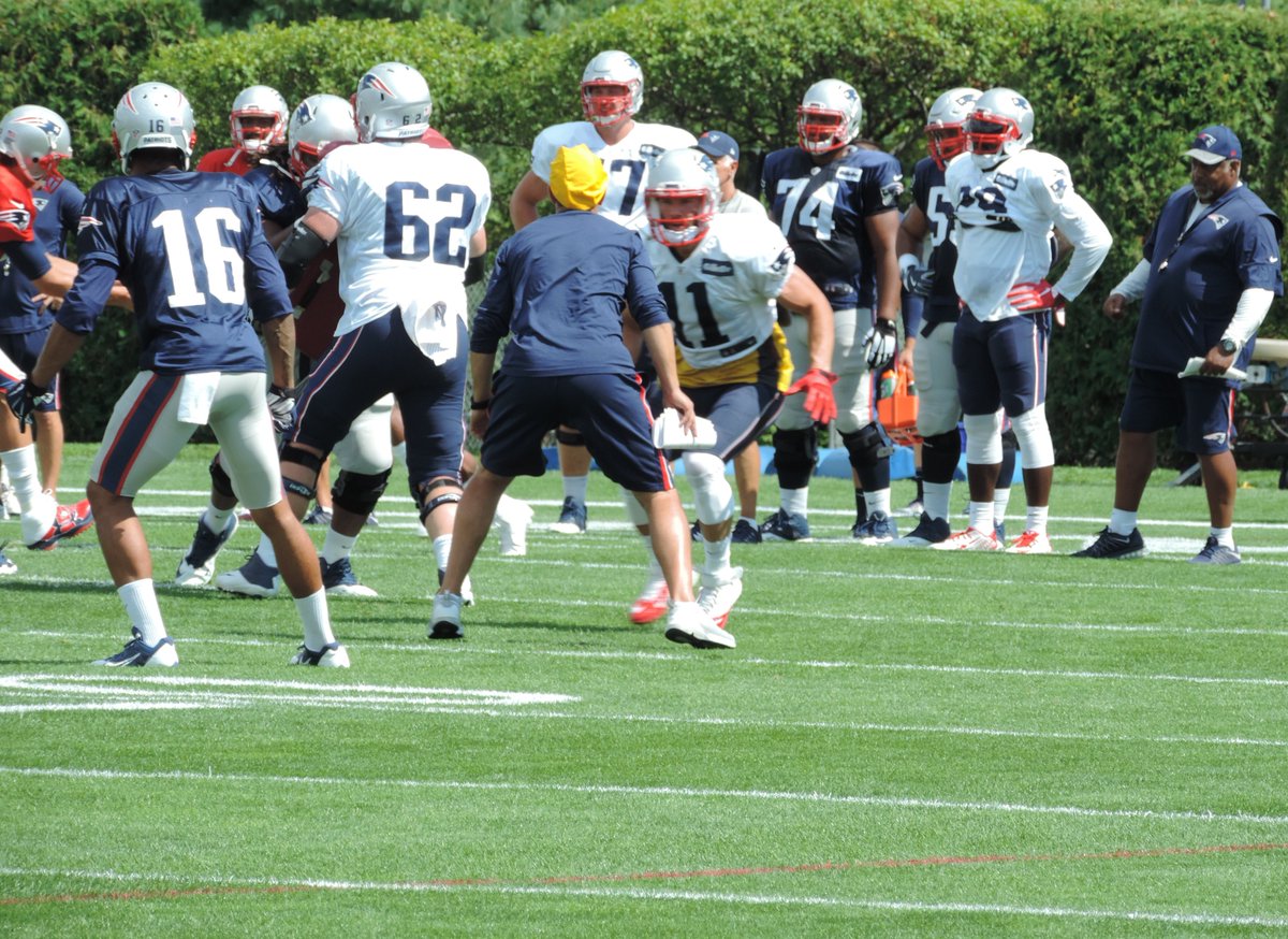 Edelfan247's tweet photo. #EdelAction #EdelPower Can you tell how happy I am to see #Edelman11 back on the field?? #PatsCamp2016 #GoPats https://t.co/4DDq3FsRbE
