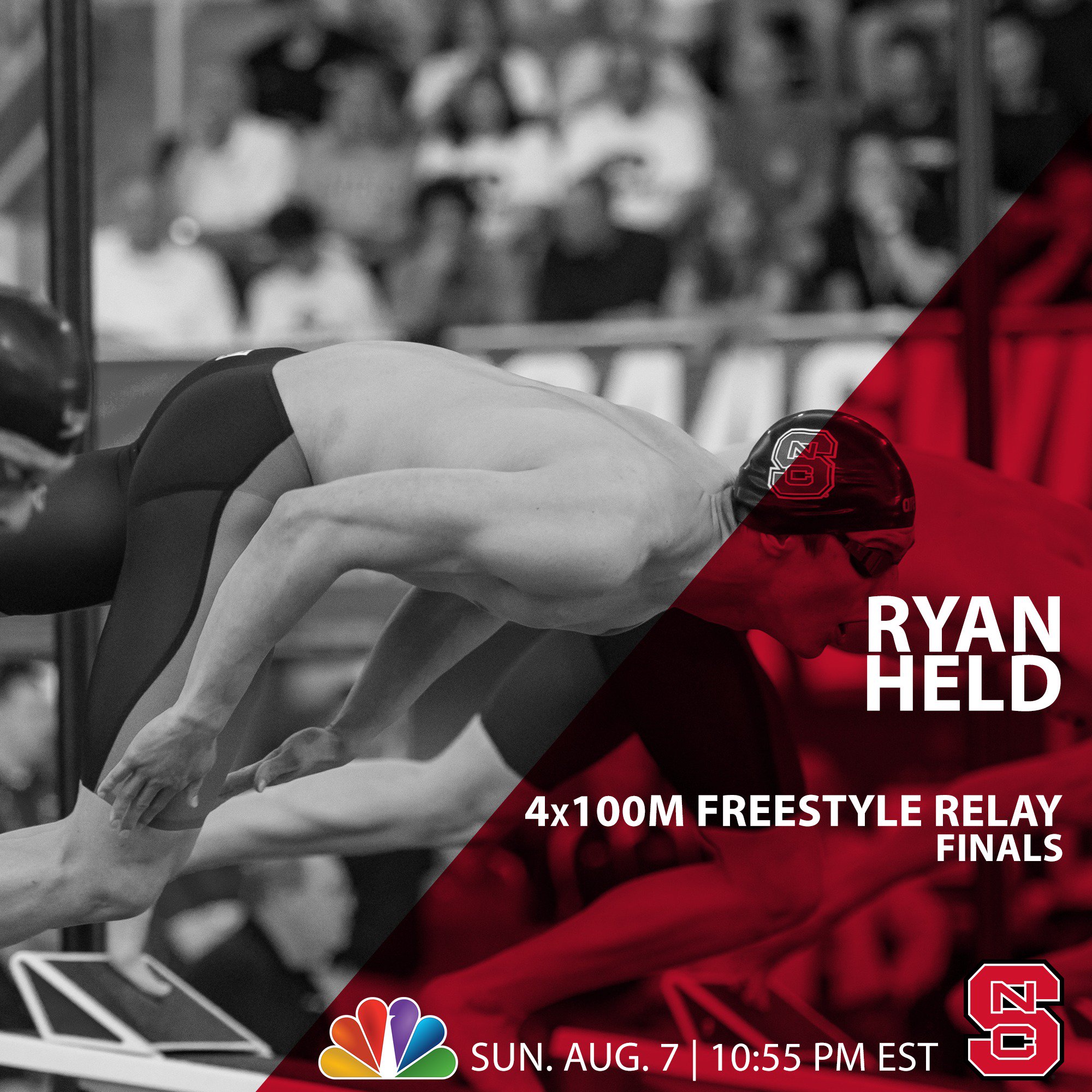 NC State Swimming & Diving on Twitter "Finals start at 9 PM ET, relay