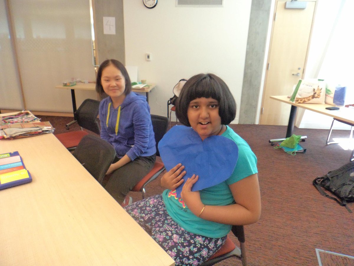 SDCfdn's tweet photo. @torriedunlap Our kids loved the empathy-building heart activity u showed us at @InclusionBC #IGNITEPG conference! https://t.co/RbMnOomAbe