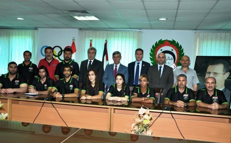 SANA_English's tweet photo. #TeamSyria #TeamSYR #SYR #Rio2016 https://t.co/0n4BfjChet