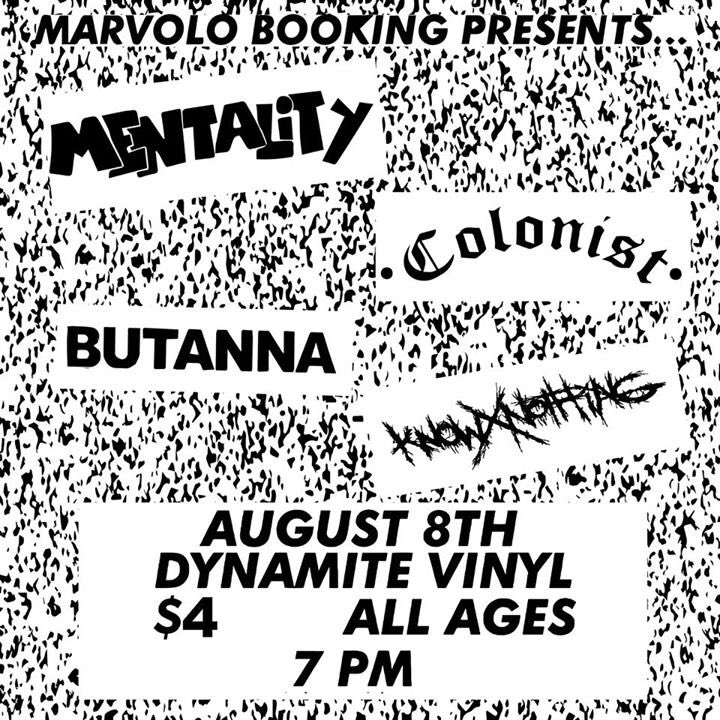 Tomorrow at Dynamite Vinyl. Come out and hang with us!