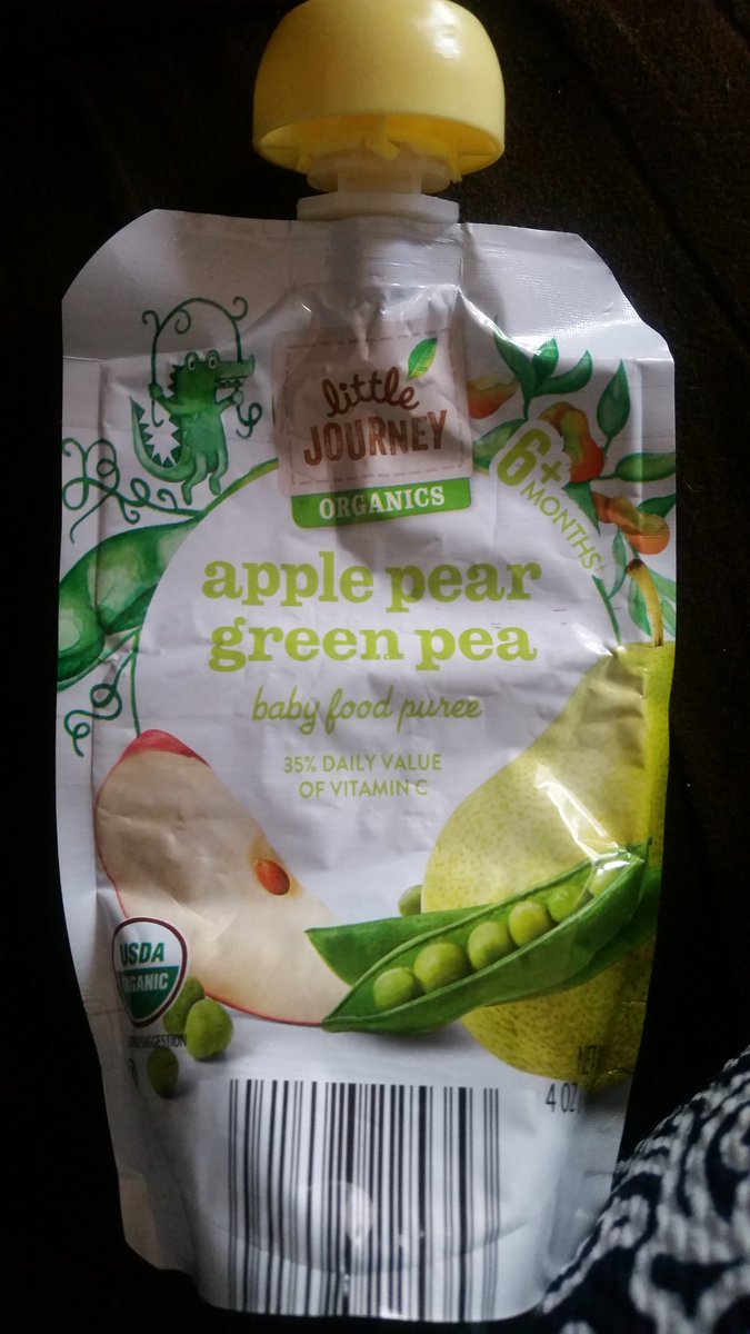 Thanks <a href="/AldiUSA/">ALDI USA</a> for the new Little Journey line. My baby loves this one &amp; I love its organic &amp; under a dollar! Yay