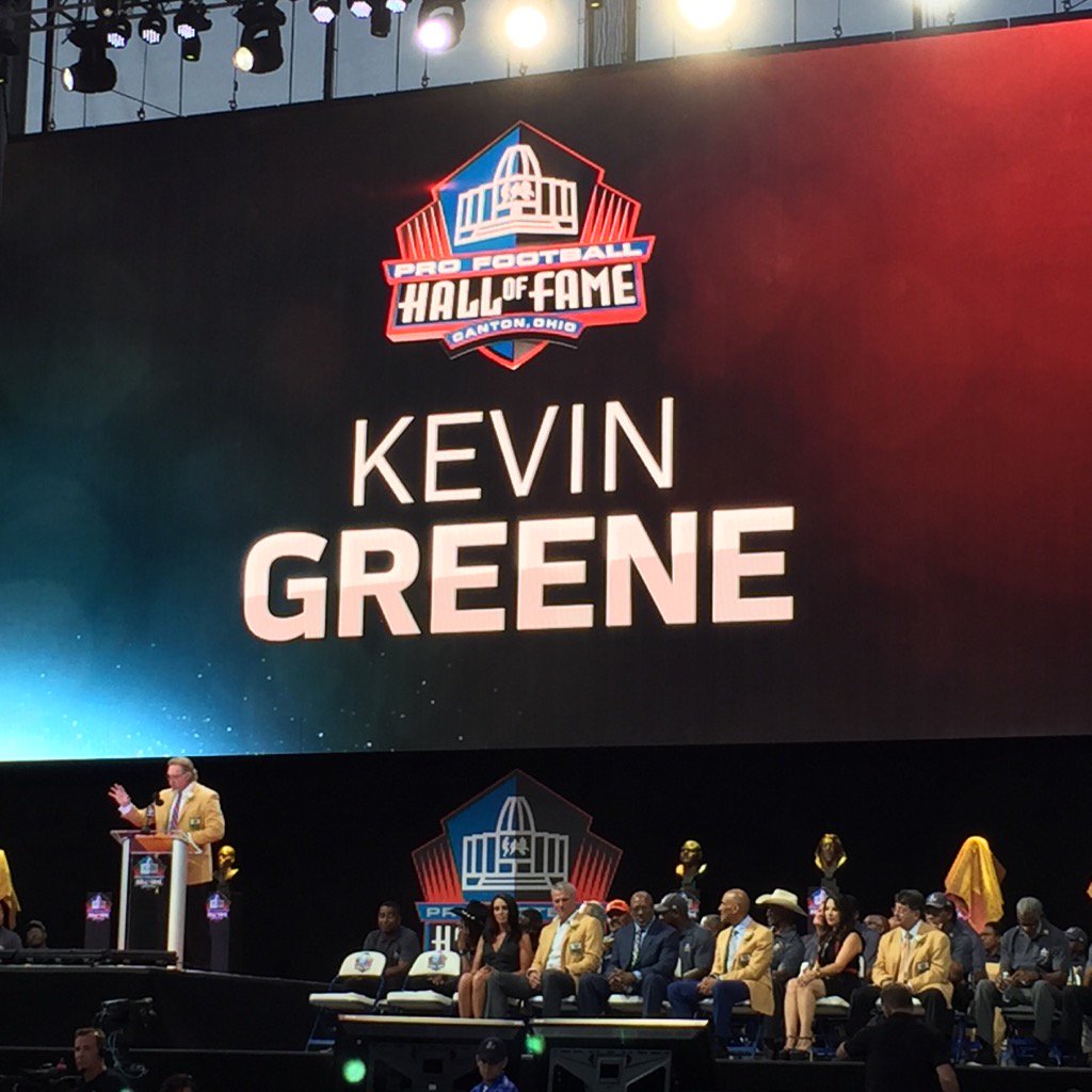 #KevinGreene #HallOfFame #GreatSpeech
