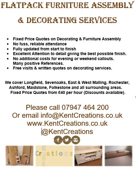 KentCreations's tweet photo. If you're looking for a #Reliable #Flatpack &amp; #Decorating Service in #Longfield #Rochester #Malling #Maidstone https://t.co/vWd7TdbmVB