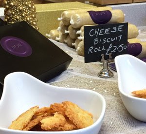 Our cheese biscuits are made with mature Welsh cheddar &amp; Parmesan and just a hint of chilli...