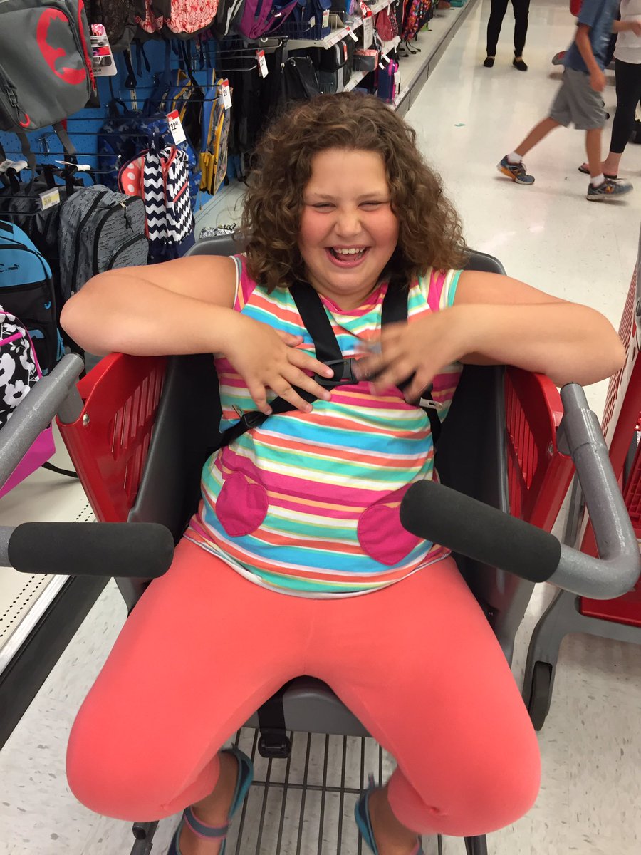 Huge shout out to <a href="/Target/">Target</a> for supporting #specialneeds with <a href="/carolinescart/">Caroline's Cart</a> Amazing invention! Thanks!