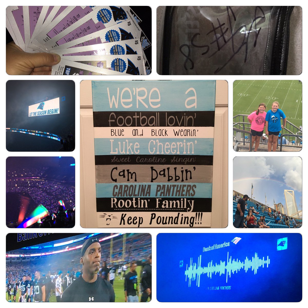 jennistein's tweet photo. @nclottery #keepscratching #KeepPounding #CarolinaPanthers #pickme #PanthersFanFest #pantherstickets #pantherslove❤️ https://t.co/rNri73tdOl