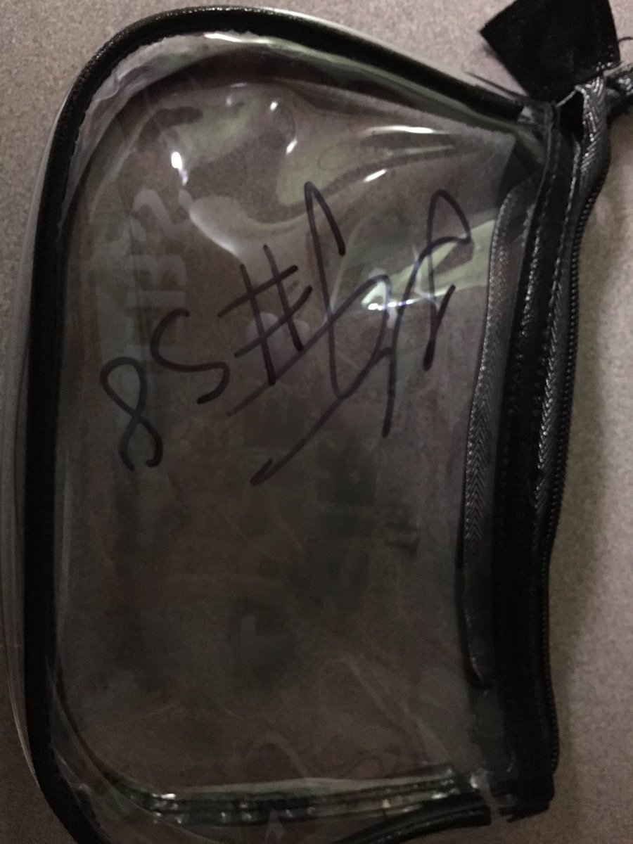 jennistein's tweet photo. @ThomasDavisSDTM  thank you for signing my daughters wristlet at fanfest! She is so proud of it!! https://t.co/Y0J0THOC3g