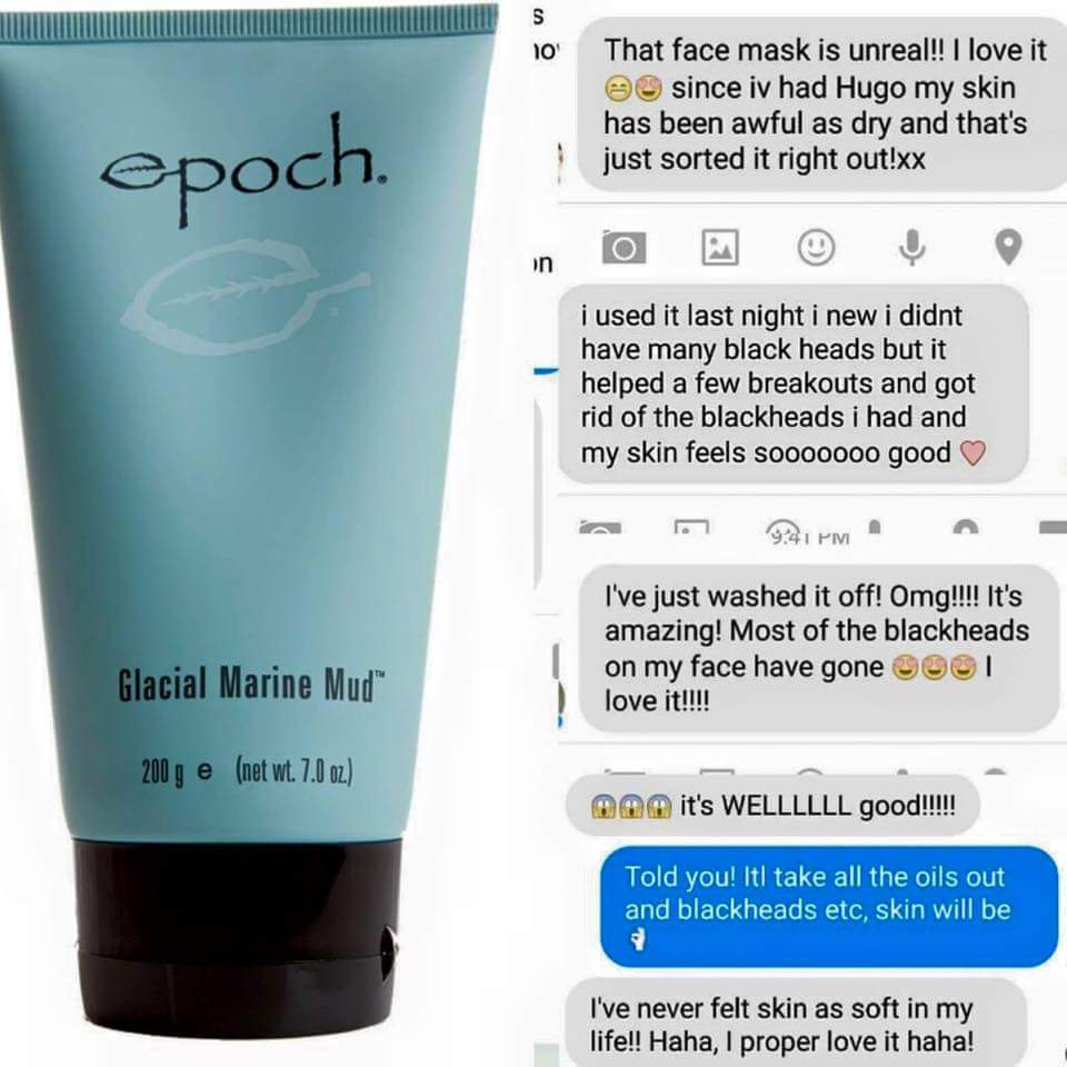 Great feedback for our amazing mud mask xx DM me for info xx