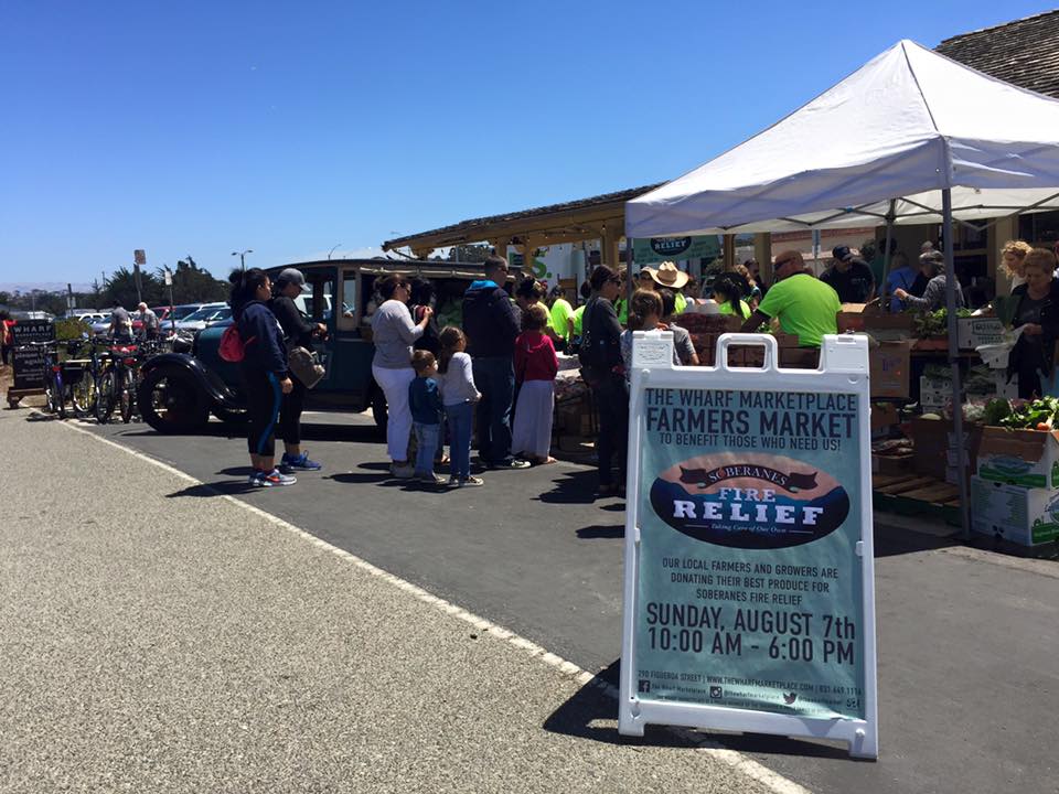thewharfmarket's tweet photo. We couldn't have asked for a better turn out! Way to go Monterey County! #soberanesfirerelief #thewharfmarkretplace https://t.co/NDQIUPfnBy
