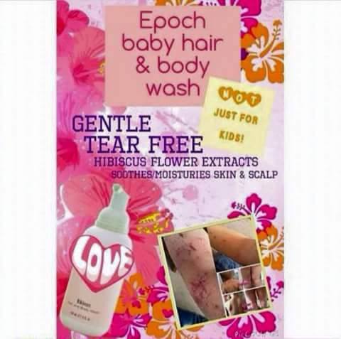 Amazing hibicus wash for babies, gentle on their delicate skin xx