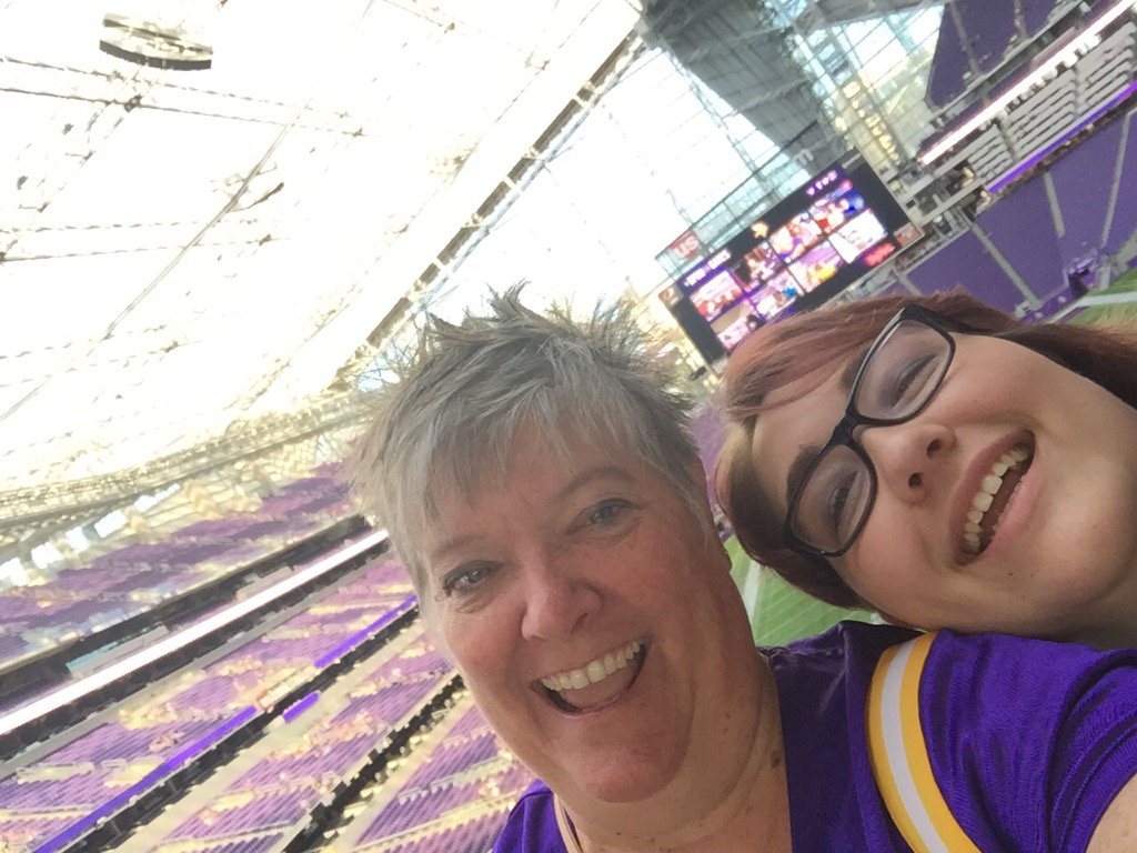 kdalmquist's tweet image. Fun time checking out the new Vikings home