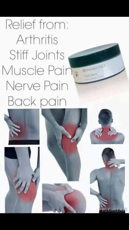 Pharmanex FlexCreme, Do you suffer everyday aches &amp; pains? This product can relief them! Neck, Back &amp; Knee Pain xx