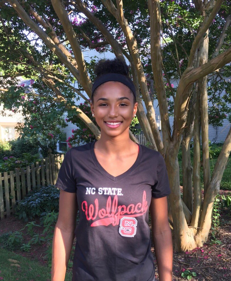 jadeparchment's tweet image. So excited to announce that I have verbally committed to play volleyball at NC State University!! GO PACK!🐺