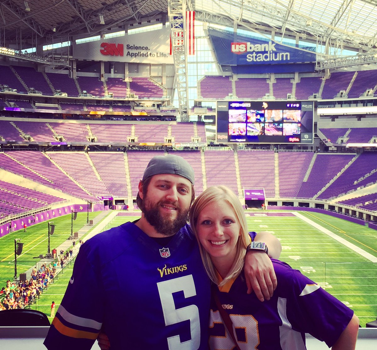 AQuistorff's tweet photo. #usbanksweepstakes #VikingsBiggestFan #usbankfamilyday https://t.co/jUwA586iLp