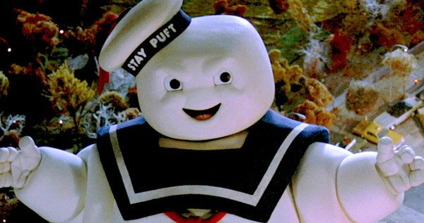 26 Most Unwanted Fictional Characters In The Real World The Stay Puft Marshmallow Man appears as a giant, lumbering paranormal monster in The Ghostbusters.