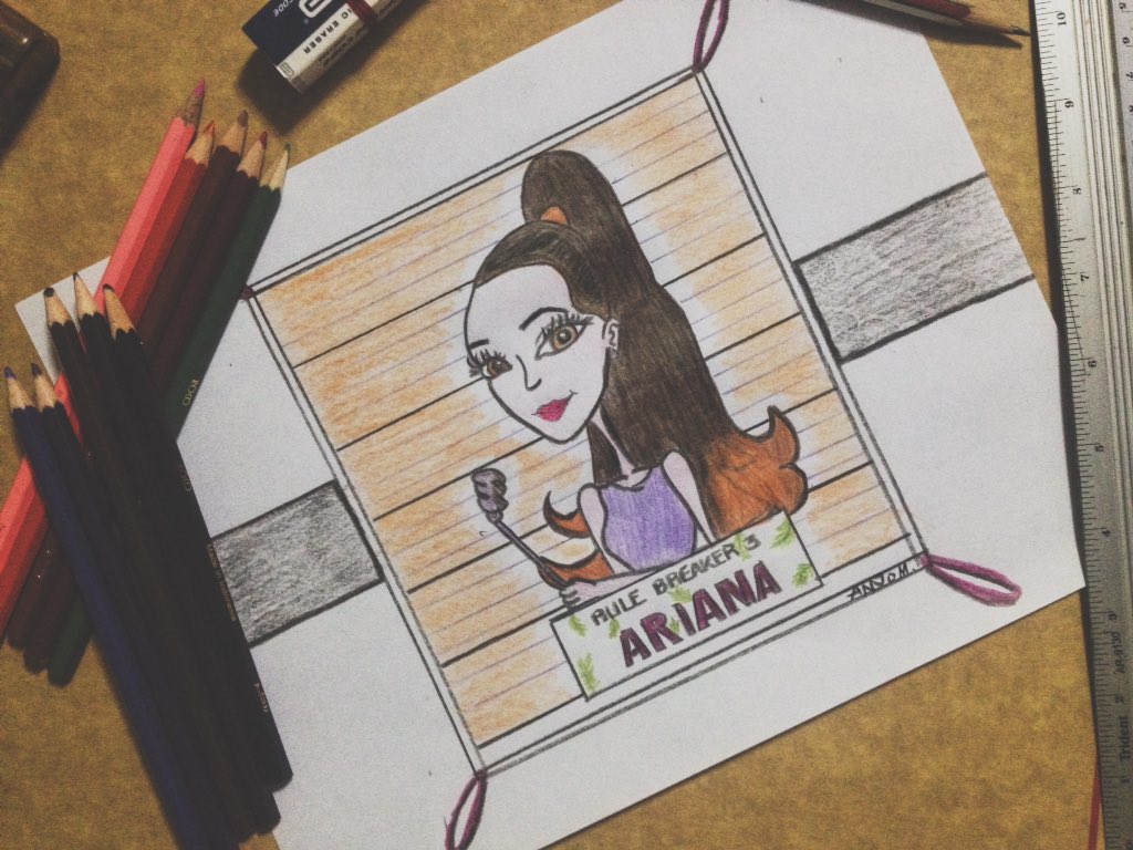 jobin_rey's tweet photo. Rushed last night. ✏️✍🏻😘
#WhoIsFancy #BoysLikeYou #ArianaGrande 👸🏻👄👁👍🏻 https://t.co/a4hHi5rQkS