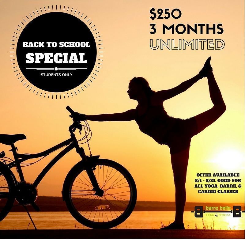 barrebelleyoga's tweet photo. We want to help you as you get back in to your routine! Take advantage of this special off… https://t.co/NrshW0kIes https://t.co/PoGkAuER0S