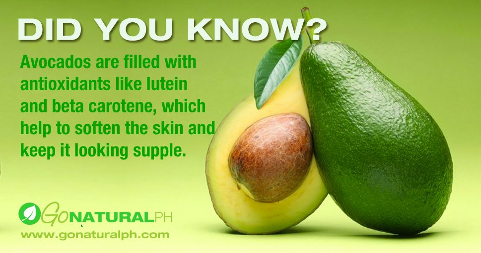 lagundex's tweet photo. Avocado is rich in Vit C needed for the creation of elastin and collagen, which maintain skin firmness #skincare https://t.co/O2LXYTWrvH