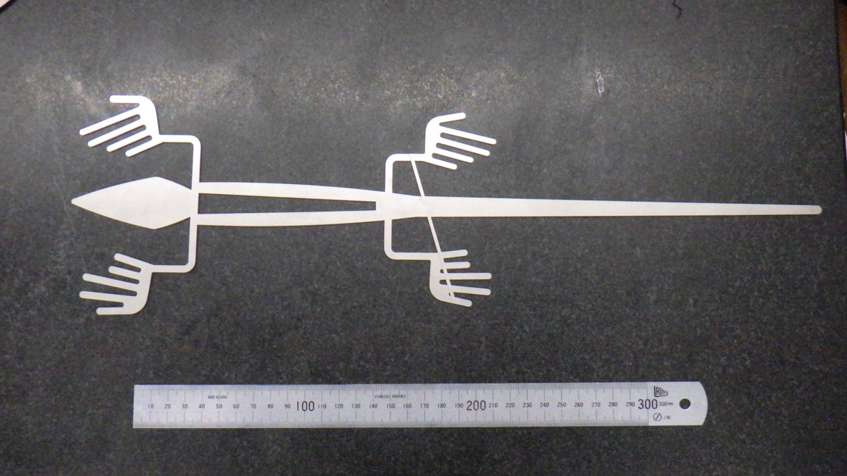 tajimaseisakujo's tweet photo. ナスカの地上絵のオブジェを製作中「トカゲ」完成
#nasca #lizerd #ナスカ #地上絵 #トカゲ
https://t.co/FpZ3Ffy9lM https://t.co/0lsqxcEPYp